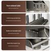 Kitchen Stainless Steel Wall-Mounted Storage Rack