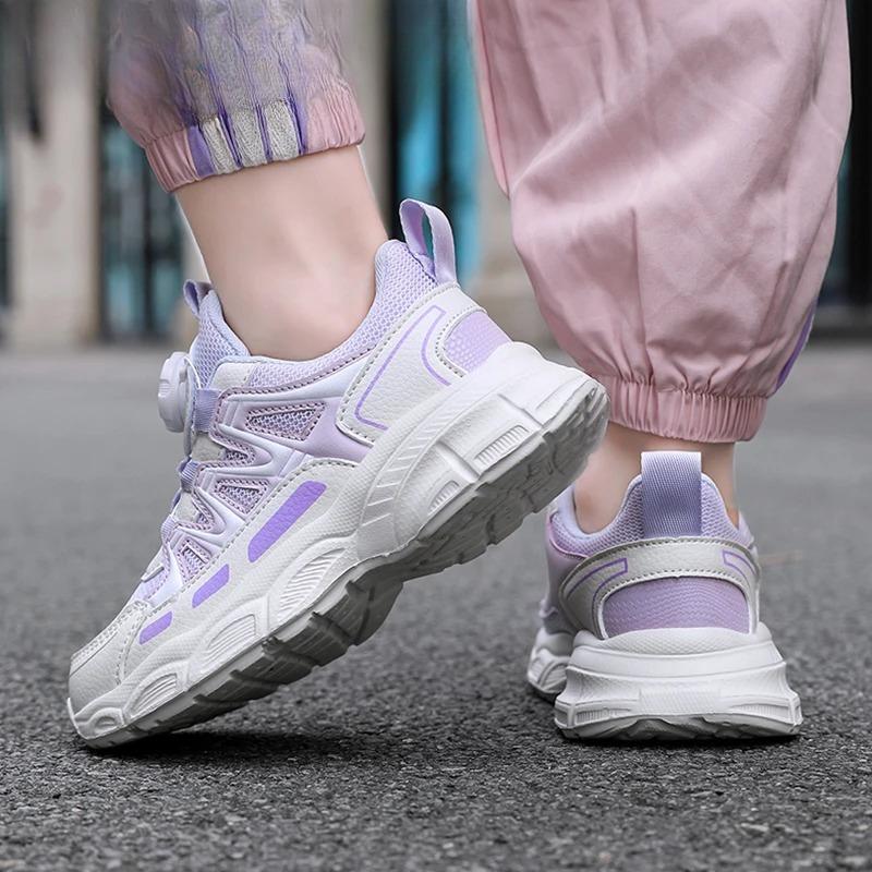 Summer Girls Sneakers Breathable Lightweight Kids Running Shoes Fashion Casual School Walking Footwear