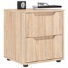 VidaXL Bedside Table VISNES Sonoma Oak 45x40x50 Cm Engineered Wood, Bedside Furniture, Side Table, Bed Cabinet, 4108283