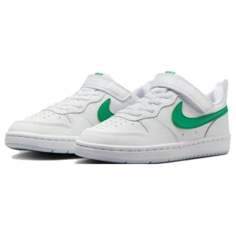 Nike Court Borough Low Recraft PS Белые детские кроссовки Stadium Green Football-серые DV5457-109