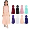 Kids Flower Bridesmaid Wedding Birthday Party Dress Prom Gowns Little Girl Ceremony Dance Floor Length Dress