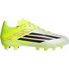 adidas Футбольные бутсы F50 League MG с удобной посадкой, низкие, для детей. Белый/Флуоресцентно-желтый, JR9022
