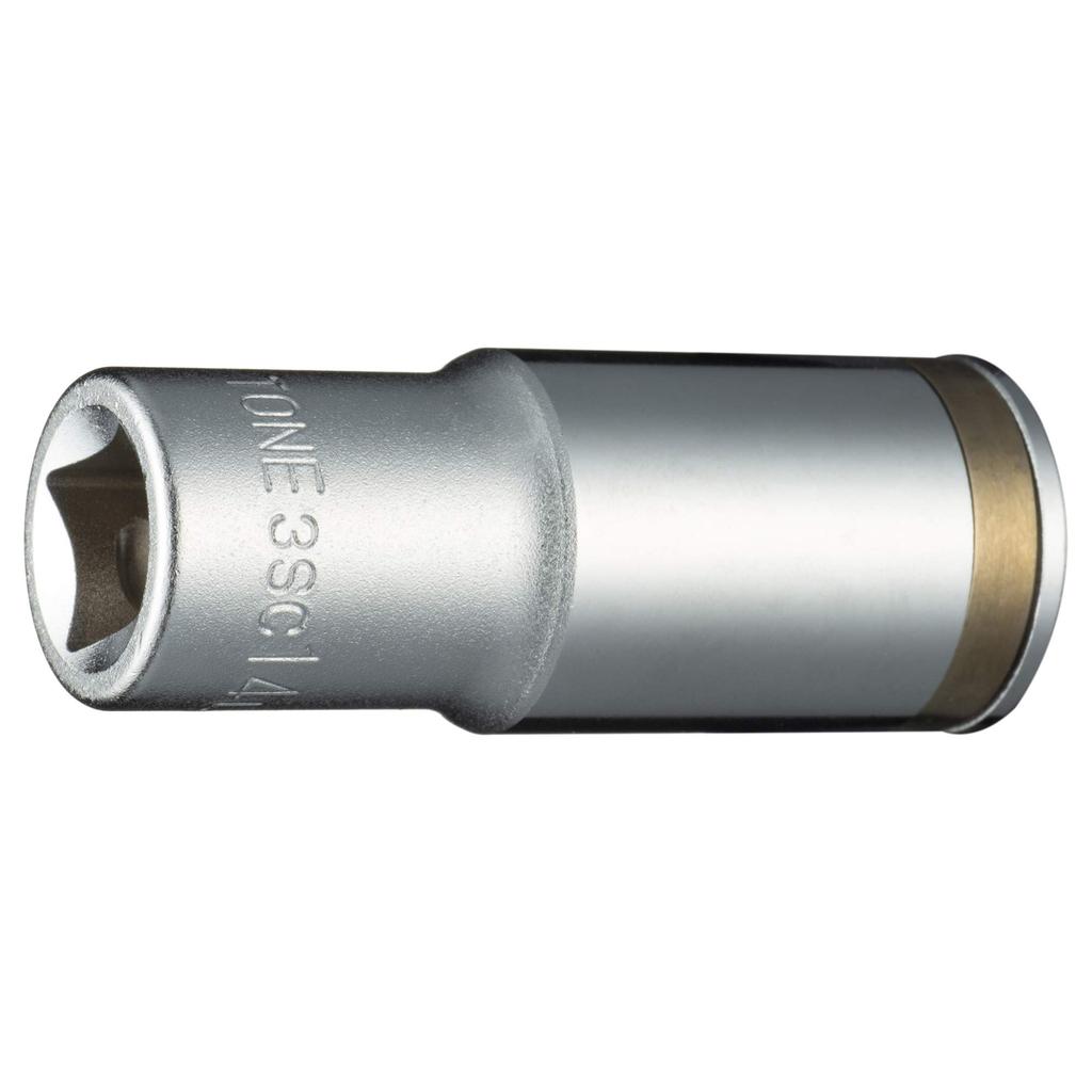 TONE Гайка с глубокой головкой Угол привода Ширина под ключ 14 мм (шестиугольный) 3SC-14L 9,5 мм (3/8")