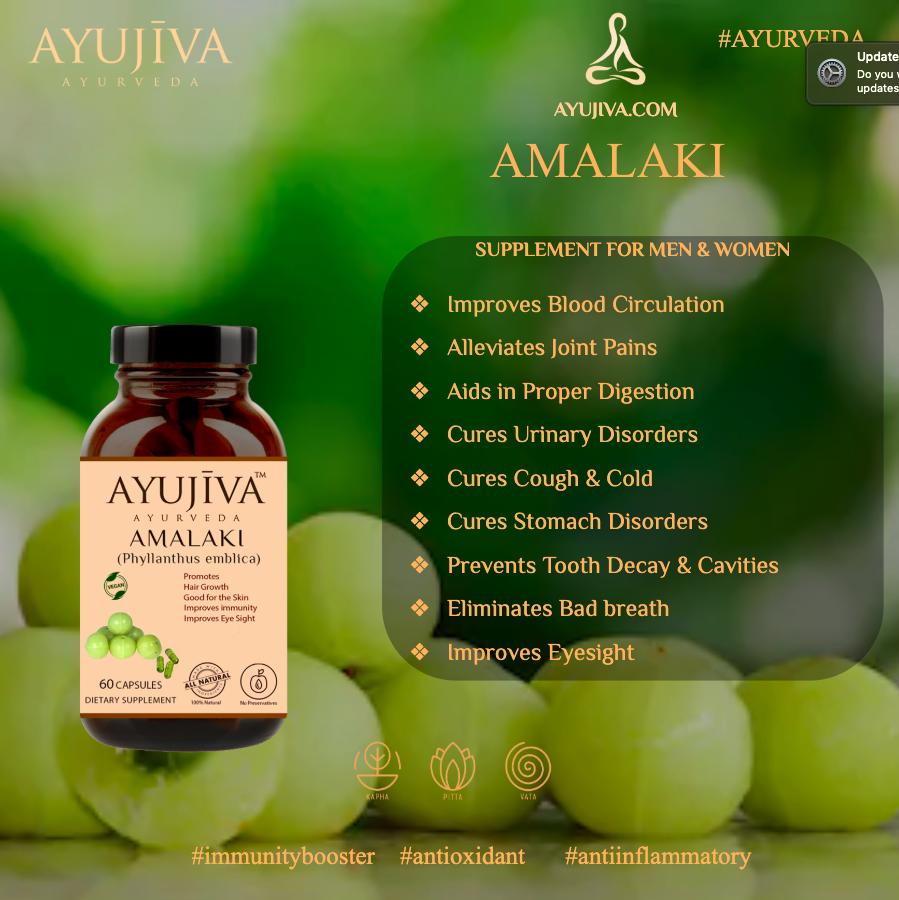 Amalaki (60 Cap), Amalaki, Ayujiva Ayurveda