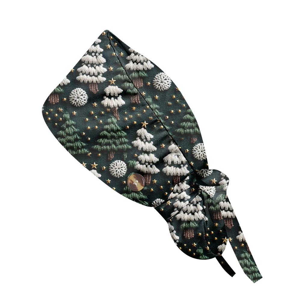 Модная рождественская рабочая кепка с принтом, повседневная женская кепка с хвостиком, кепка с повязкой, кепка Baotou