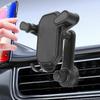 Gravity Car Phone Holder 360 Degree Rotating GPS Stand Car Mount Air Vent Dashboard Car Smartphone Metal Embedded Hooks Holder