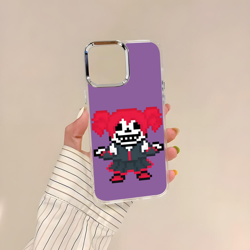 Горячий Видеоигровой Чехол для Телефона U-Undertale Для IPhone 17 Air 16 15 14 13 12 11 Pro Pro Max Plus Прозрачный Мягкий Чехол