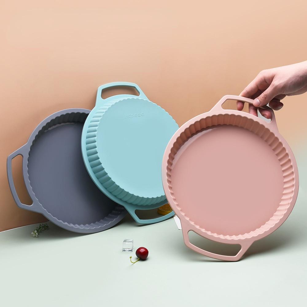 Круглая форма для торта, легкая разборка, легкая чистка, кольцо из нержавеющей стали, силиконовая форма для выпечки торта