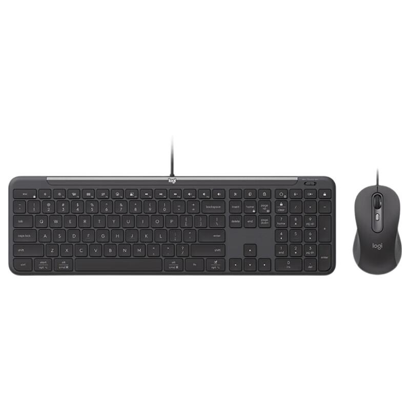 Logitech Проводной бизнес-комплект клавиатуры и мыши MK620