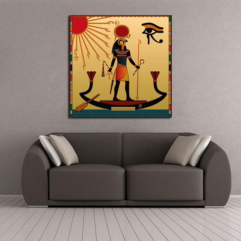 Современный Древний Египет, постеры и принты, холст, картина, африканский портрет, настенная картина для гостиной, домашний декор, без рамки