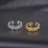 Foot Ring Comfortable Alloy Joint Ring with Exquisite Flowers Adjustable Opening Design Electroplated Toe Ring