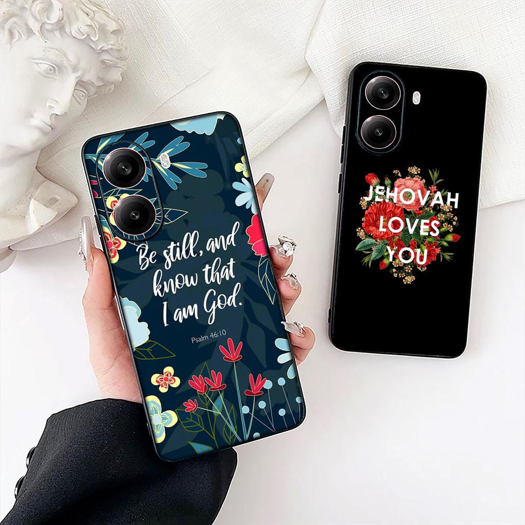 Bible Verse Christian Jehovah God Cover for Motorola Moto Edge 70 60 Fusion NEO Pro G Stylus G56 G96 G52 G04 G05 G64 G71 Case