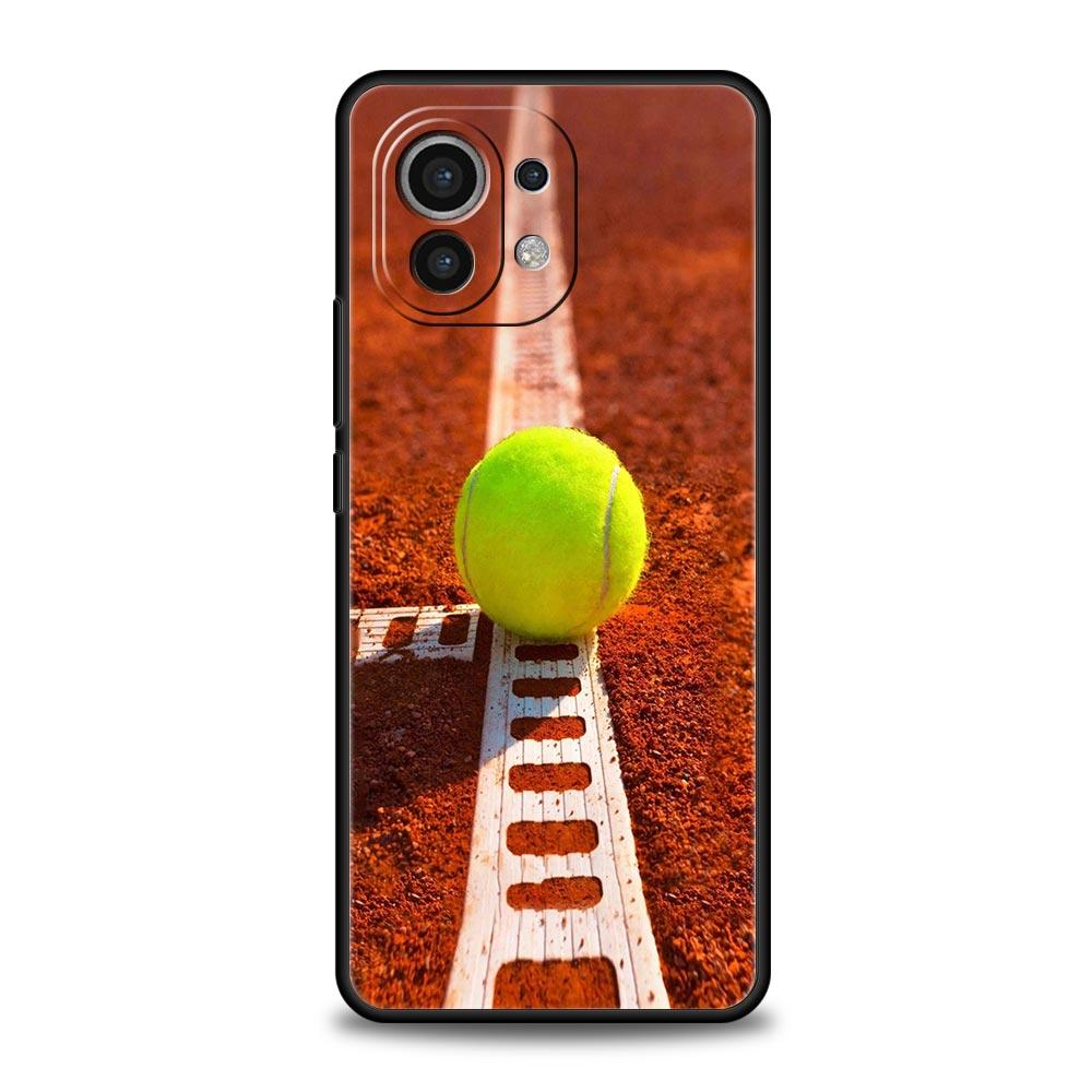 Спортивный чехол для телефона с теннисом для Xiaomi Mi 17 15T 15 14 14T 13T 12T Pro 12 13 Lite 5G 11T Poco X6 X7 X5 Pro Мягкая крышка