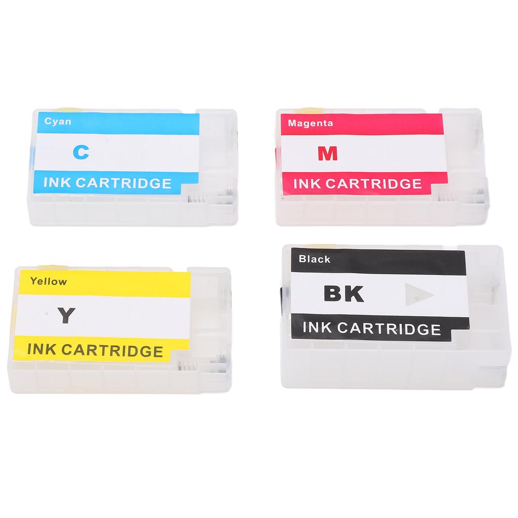 4Pcs Ink Cartridge Refill Replacement for 1100 1200 1300 1400 1500 1600 1900 Printers Parts