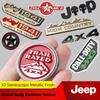 3D Металлические Наклейки Значок Эмблема Багажника Автомобиля Для Wrangler Rubicon Renegade Compass Grand Cherokee Patriot Liberty Gladiator jk