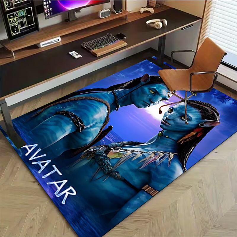 Avatar Blue Romance Carpet For Playroom Bedroom Living Room Sofa Home Decorkids Game Area Rug Nonslip Floor Mat
