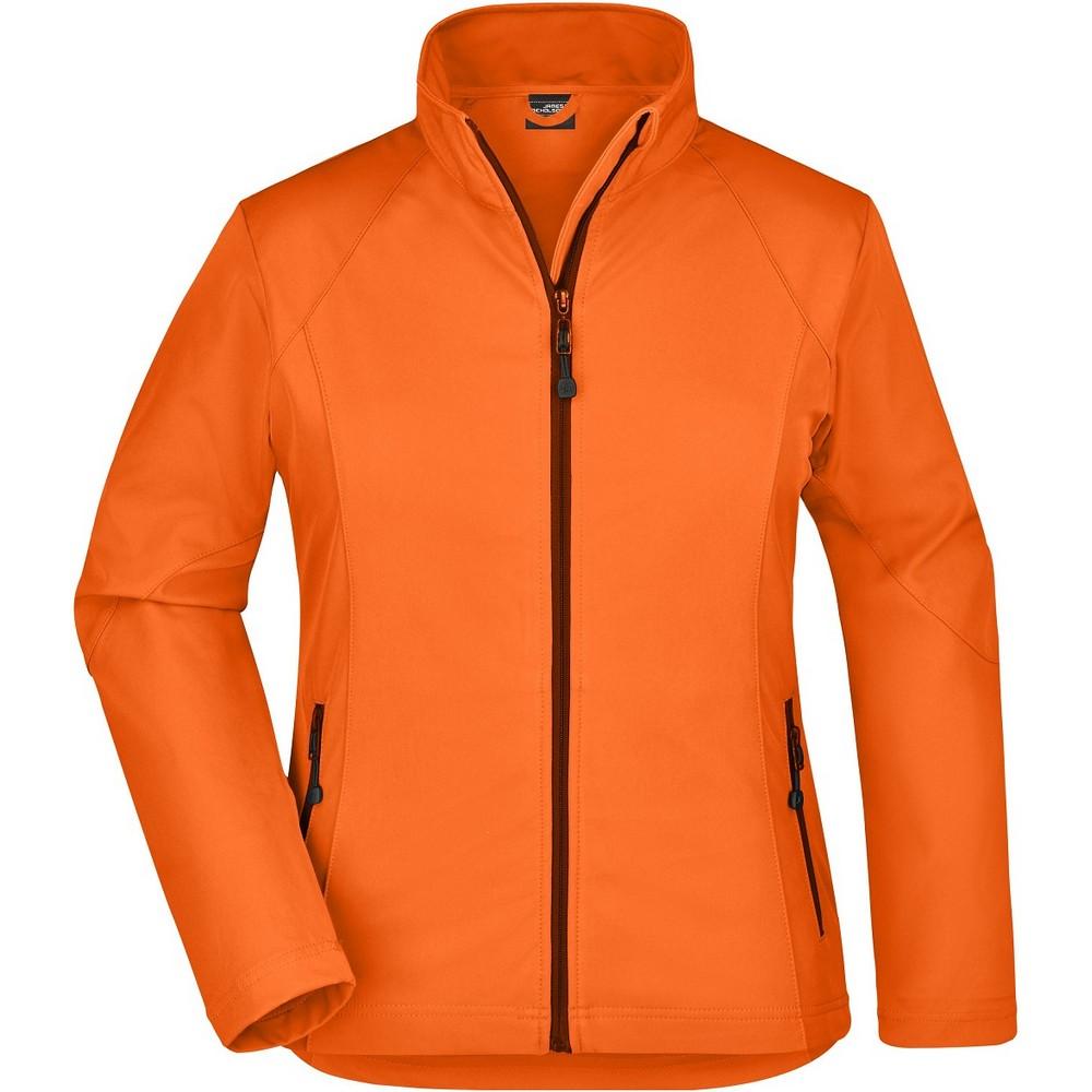 James and Nicholson Womens/Ladies Plain Stretch Soft Shell Jacket