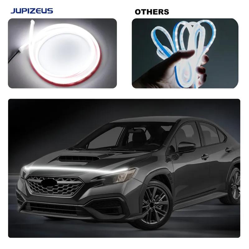 Светодиодная полоса света под капот автомобиля для Subaru WRX 2024, разрезаемая светодиодная лента, поворотный свет, декоративная, водонепроницаемая IP66