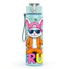 1PC Six Seven Bruh Bright Rabbit Print 750ml Color Plastic Sports Water Bottle Leakproof Flip Straw Lid Suitable for Sports Office Home Use