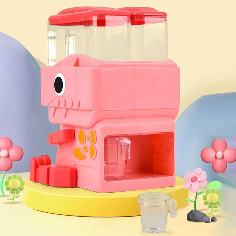 Cute Drinking Fountain Toy Dual Water Dispenser Simulation Kitchen Toys Indoor Play