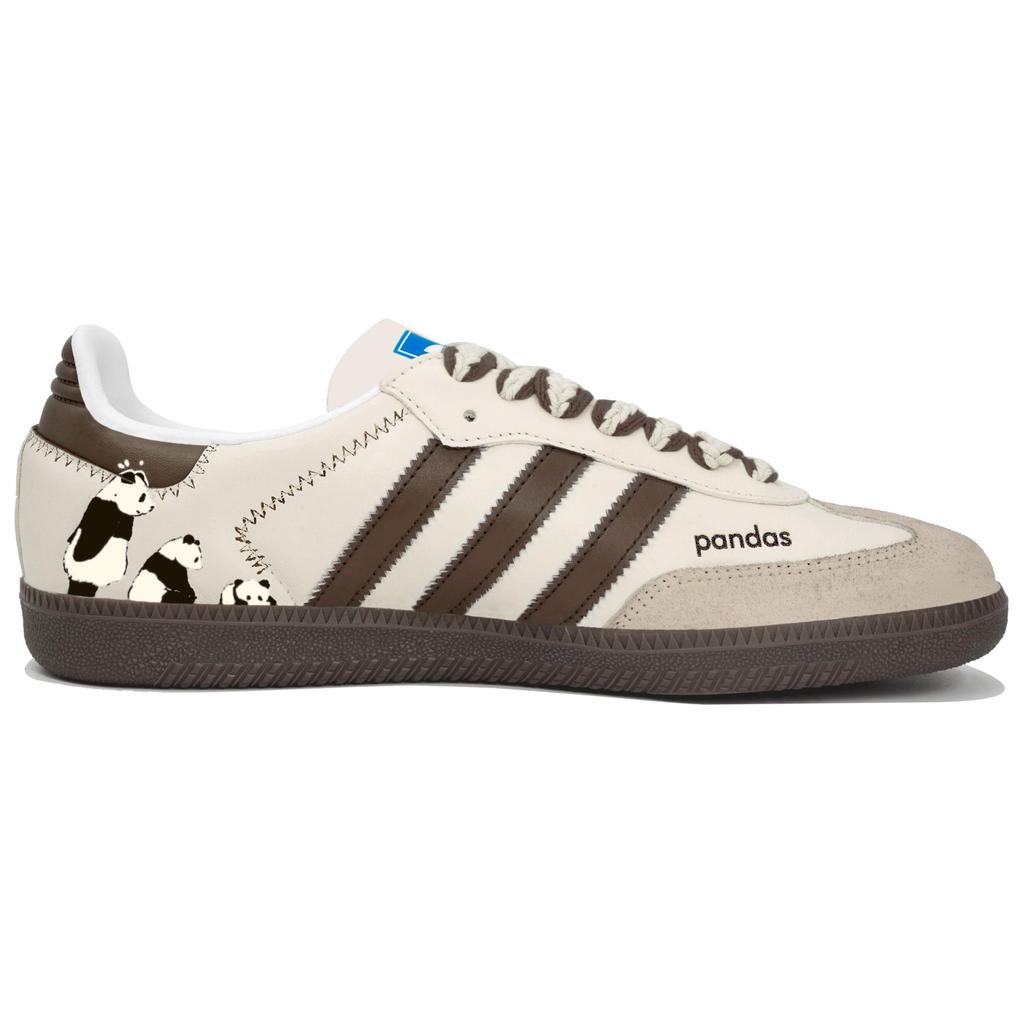 adidas Оригинальные SAMBA OG Устойчивые к скольжению Легкие Нескользящие Легкие Низкие Кеды для скейтбординга Унисекс Бежевый Кофейный B75806(Team113-S-BOX)