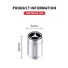 4Pcs 3D Metal Car Wheel Tire Valve Stem Caps Accessories for Mercedes benz W203 W204 W205 W210 W211 W212 W463 W464 W164 W176 CLA KIY7