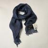 Firenze Scarf Linen Lo25 L bLue