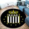 R. Charleroi S.C Round Area Rug,Carpet Rug for Living Room Bedroom Sofa Playroom Decor,Non-slip Floor Mat