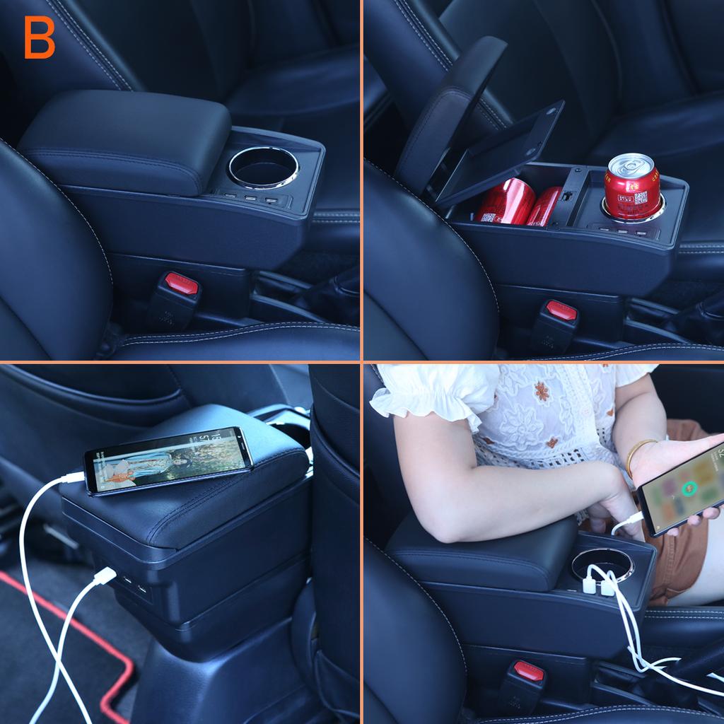 For Renault Clio 4 Armrest Box For Renault Captur Clio 3 III IV Car Armrest Auto Storage Box Dedicated Interior Car Accessories