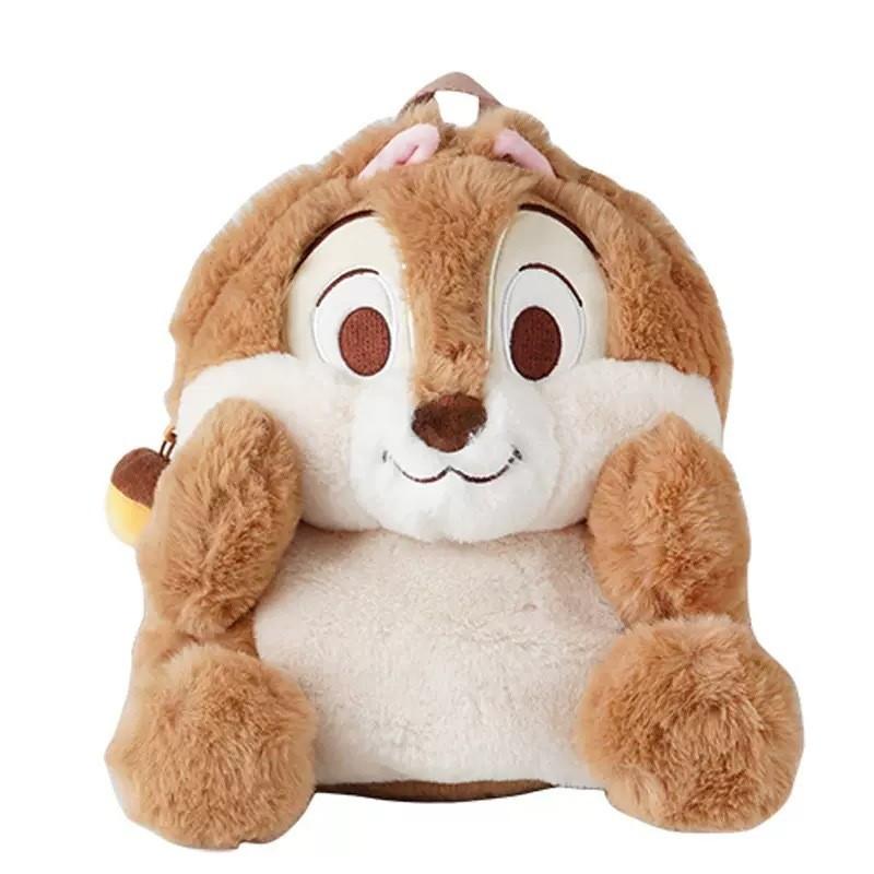 Mickey Mouse Cartoon Plush Backpack With Adjustable Straps For School And Travel
