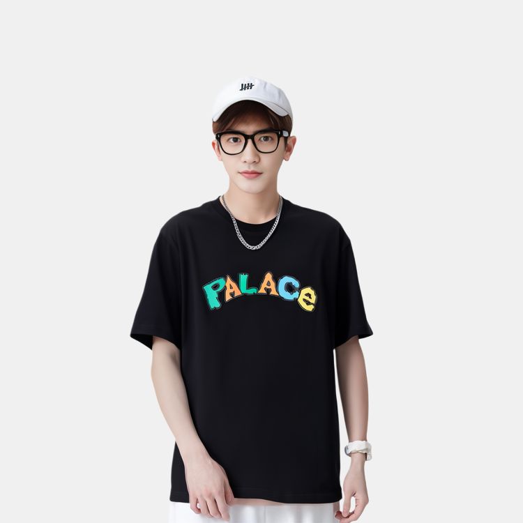 Palace Футболка X WWE Nice Day, черные топы унисекс P22TS462