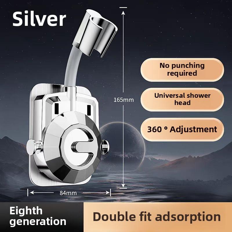 Система для душа в ванной комнате, настенный кронштейн для душевой лейки, регулируемый угловой кронштейн для душевой лейки, установка без сверления, крепление на стену