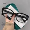 Oversized Female Finished Myopia Glasses Fashion Transparent Short Sighted Diopter Eyewear Unisex Large Cat Eye Computer Glasses