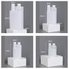 Plastics Storage Bottle Hdpe Graduated Dispenser with Lids 8Pcs/set