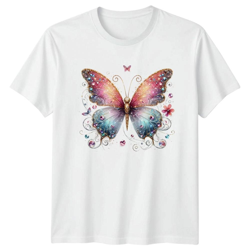 Gemstone Butterfly Animals Butterflies Unisexs TShirt Unisexs Tee Graphic Top