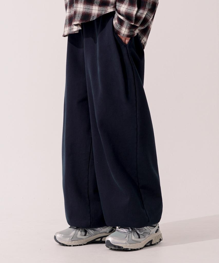 TWN Copper Pigment Wide Sweatpants Navy Jylp3571