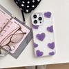Чехол для iPhone 15/14/13 в форме сердца, масляная живопись - Мягкий, подходит для 17 Pro Max, Хит продаж для женщин