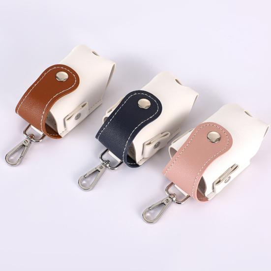 Mini Golf Ball Waist Bag Portable Faux Leather Golf Tees Holder Ball Storage Pouch Golfing Accessories for Golfers Men Women