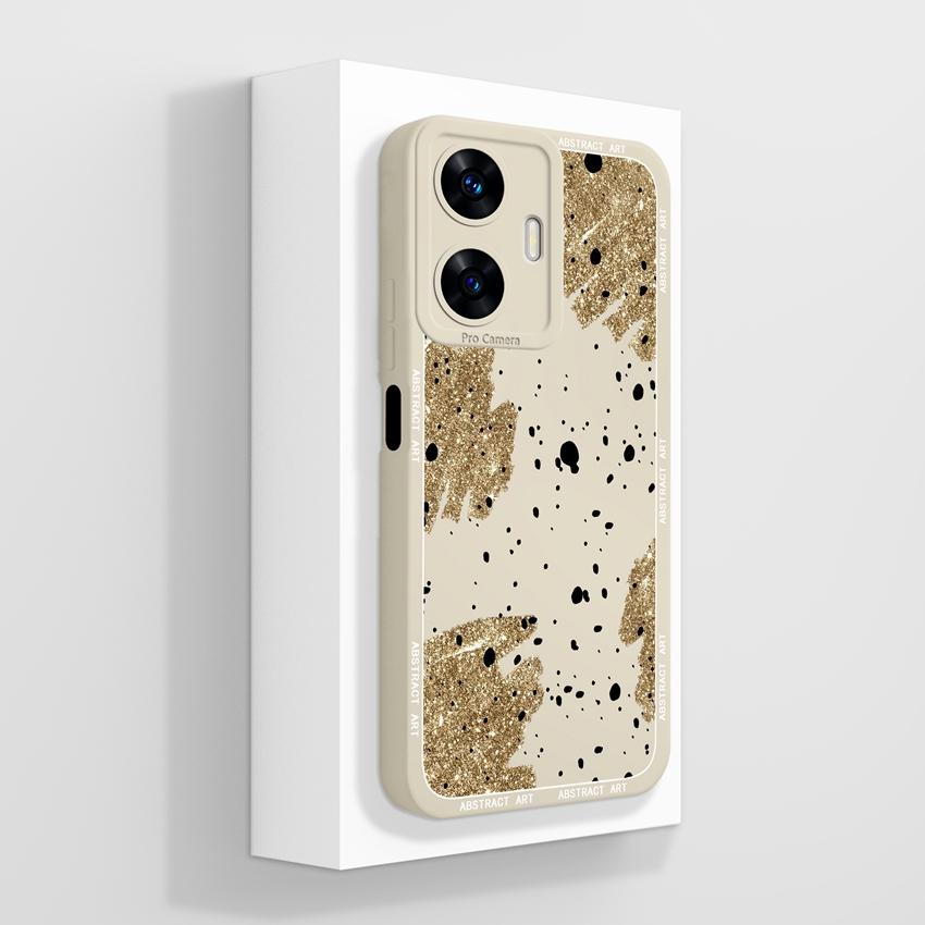 Красивые чехлы для телефона в форме сердца любви для Realme C55 C35 C25 C20 C15 C11 C21Y C25Y Мягкий жидкий силиконовый бампер Противоударный защитный чехол для Realme Casing