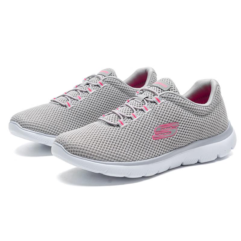 Skechers Женские спортивные кроссовки для ходьбы без шнурков