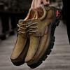 Мужская повседневная обувь из натуральной кожи Высококачественные мужские кроссовки Модная износостойкая обувь для отдыха Уличная мужская обувь Zapatos Hombre