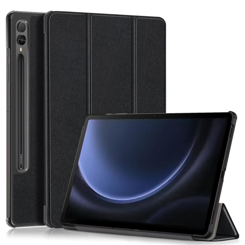 12,4-дюймовый модный чехол из кожи Smart Paint для Galaxy Tab S9 Plus S9 Fe Plus, ультратонкий противоударный защитный чехол