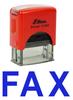 FAX Self Inking Rubber Stamp Custom Shiny Office Stationary Stamp