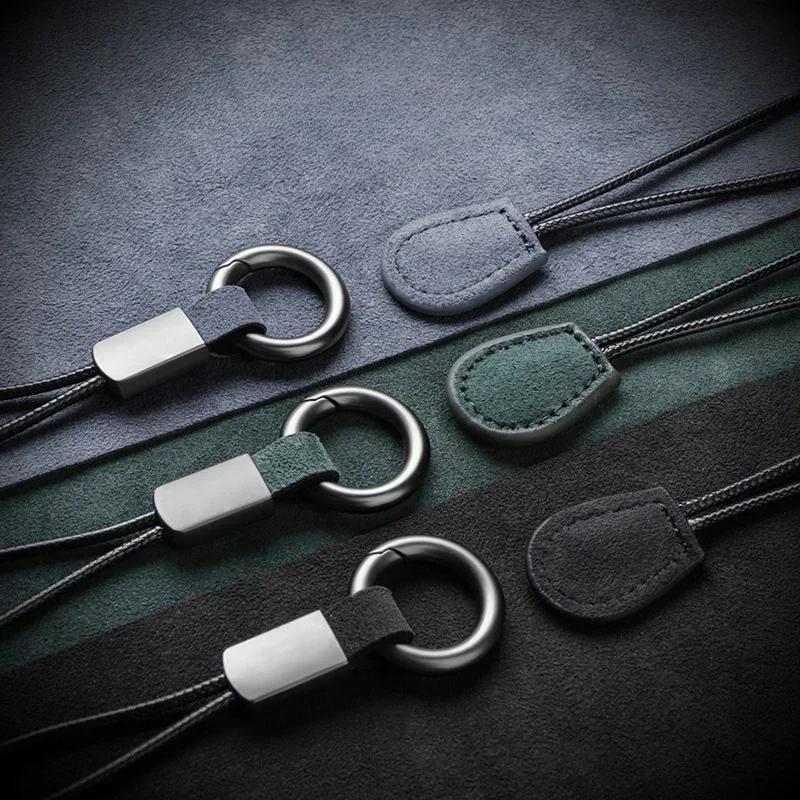 Кожаный чехол для ключей от автомобиля для Mercedes Benz ACESG Class GLC CLE CLA GLB GLS W177 W205 W213 W222 X167 AMG замшевые аксессуары