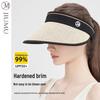 JIUMU Women's Sun Visor Straw Hat