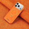 IPhone Case With Rotating Magnetic Stand 18 Pro Max 17 16 15 14 13 12 Slim Leather Cover Anti-drop Solid Color 360