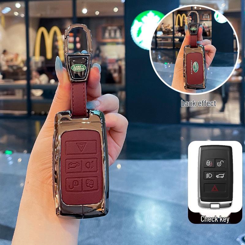 Чехол для ключа Land Rover Evoque L: Подходит для моделей Discovery 6, Range Rover Sport 5, Defender 110, Freelander и Xingmai.