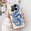 Для Xiaomi Redmi Note 14 14Pro 14 Pro+ Plus Чехол Милые Животные Тигр Лев Дракон Мультяшная Крышка Телефона Мягкий ТПУ Матовый Силиконовый Capa