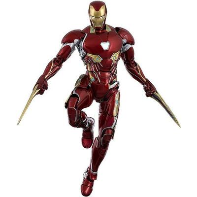 Marvel Studios Сага Бесконечности DLX Железный Человек Марк 50, масштаб 1/12, АБС, ПВХ, цинковый сплав, окрашенная подвижная фигурка, вторая партия.