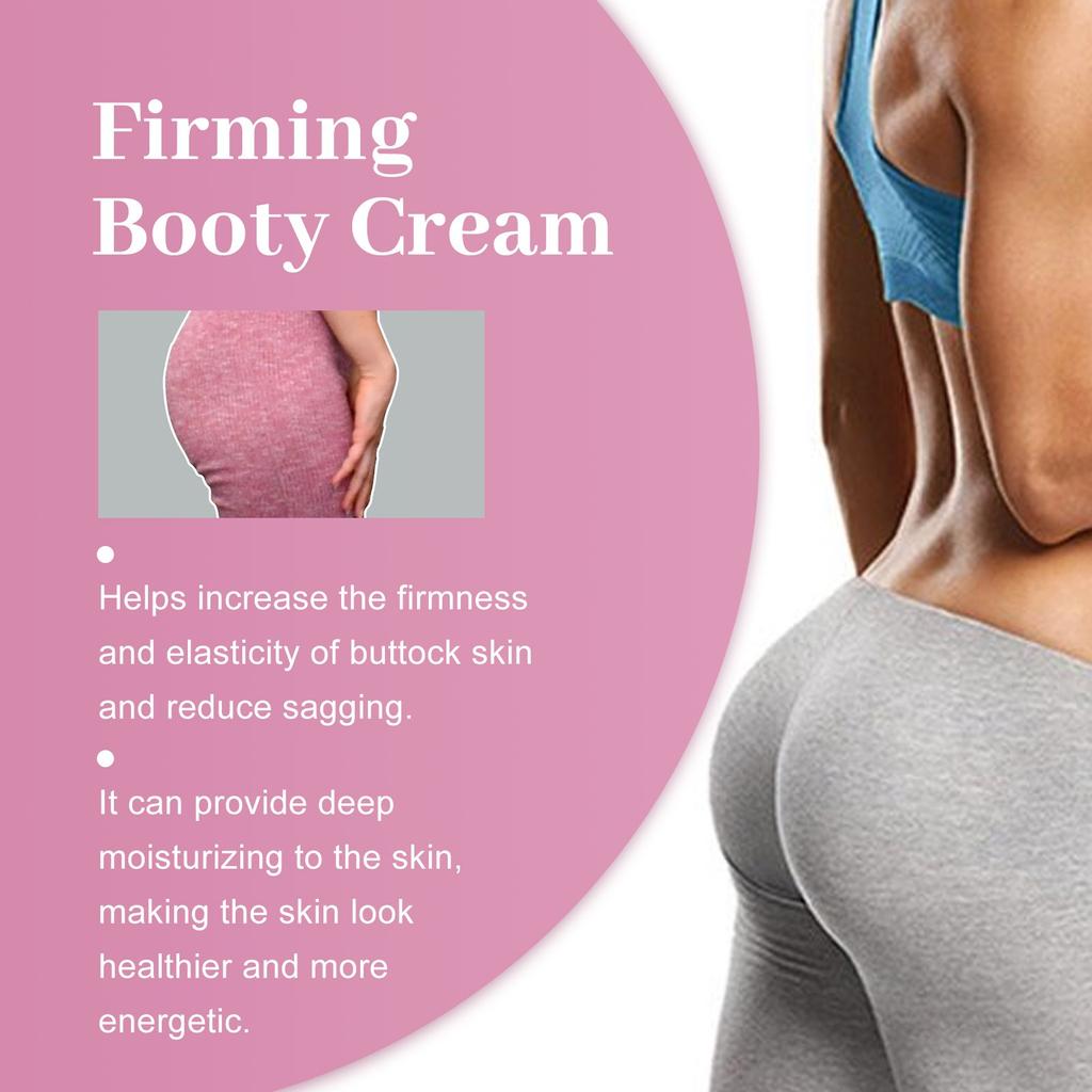 Booty Paste — укрепляющая и подтягивающая паста для тела для ягодиц, бедер и бедер — разглаживает и улучшает тон кожи — быстро впитывающаяся массажная паста для бедер